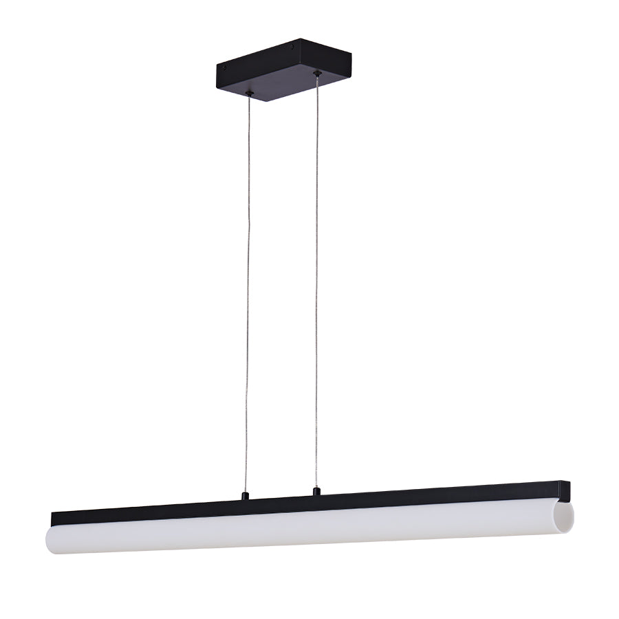 Frosted Cylinder LED Island Light